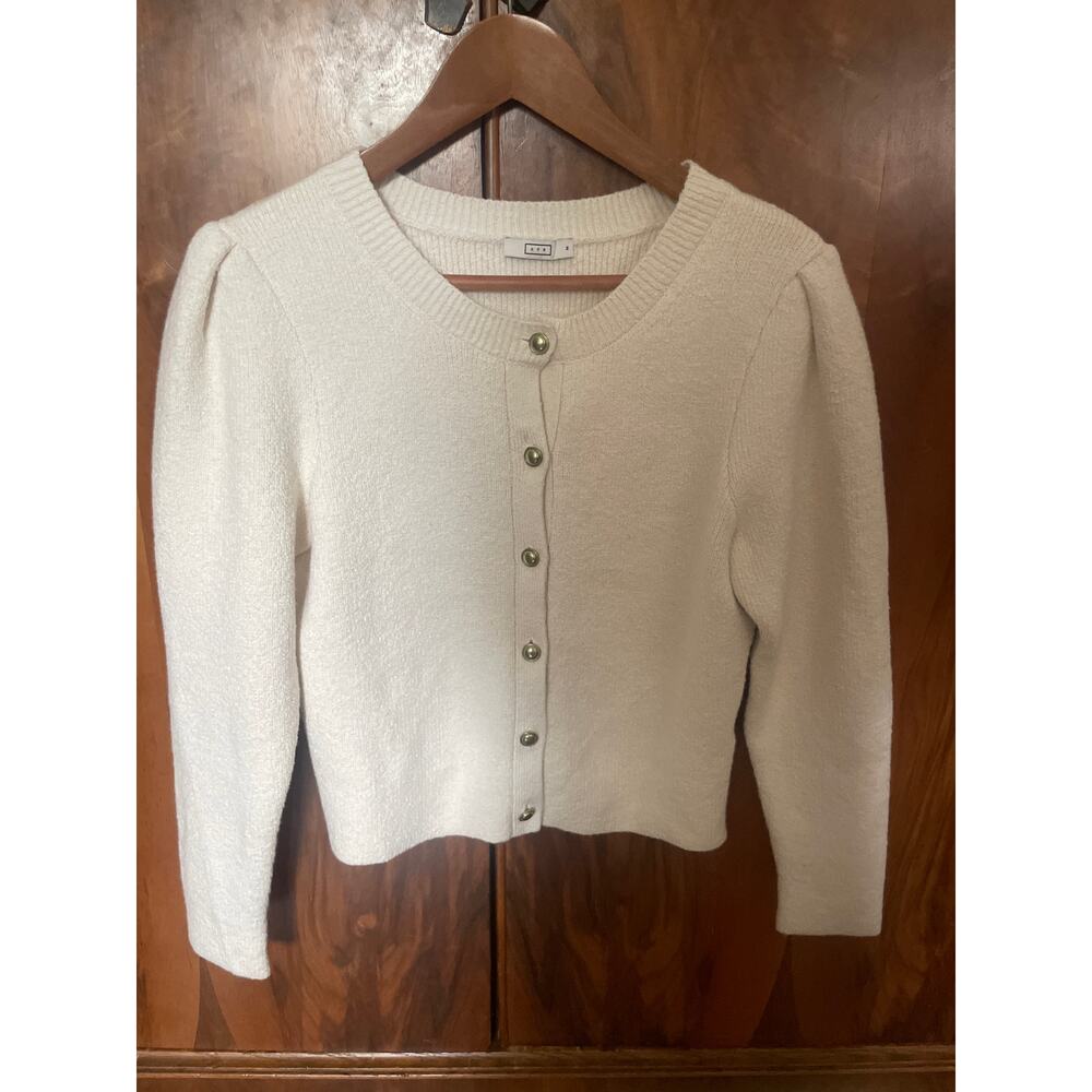 AYR Uptown Girl Cardigan Sweater SUSTAINABLE ORGANIC Cotton Size Medium M - Picture 5 of 10